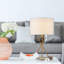 Lampe de table de style Mid-Century 26,25 po "Tall" Ester, or mat
