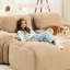 29.93 " Corduroy Sectional