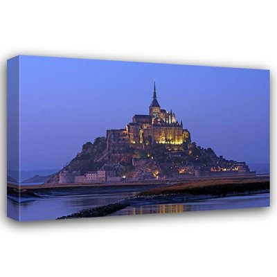 Hokku Designs Bartel, Alex Gallery Wrapped Canvas Art Titled: Mont St Michel, Normandy, France