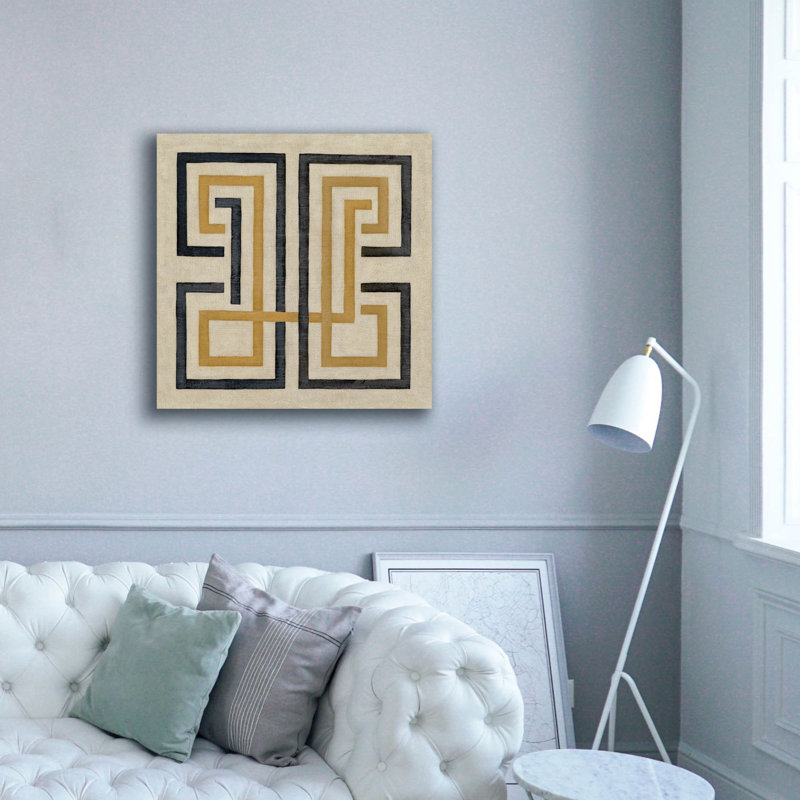  «Diversion 6» par Chariklia Zarris, art mural sur toile, 37 po x 37 po