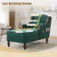 Fauteuil-lit rembourré en tissu-118377196