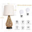 Lampe de table USB Azziah