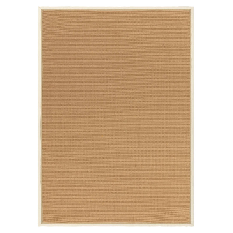Rondle Boucle Jute Area Rug, Rectangle 200 x 290 cm, Cream Linen