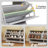 Shoe Storage Bench with 2 Flip Drawers and Adjustable Shelf for Entryway