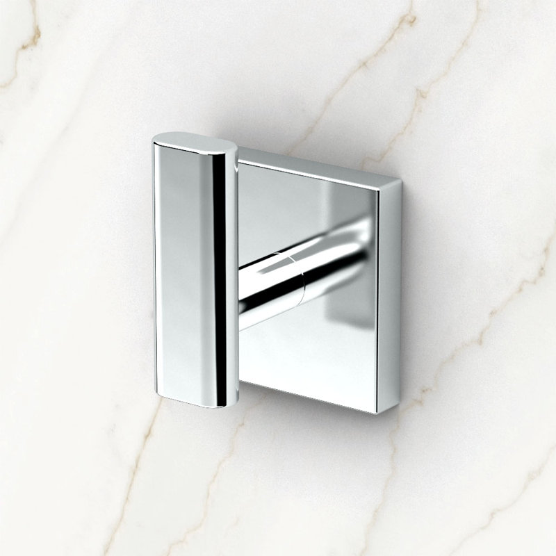 Elevate Wall Mounted Robe Hook, Chrome