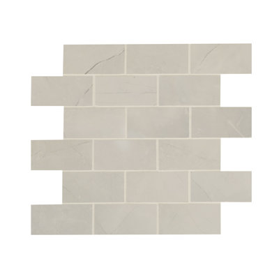 Sonoma Cameo 12 in. x 12 in. Polished Porcelain Mosaic Floor and Wall Tile