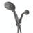 5-setting Handheld Shower Head, Matte Black