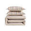 Scallop Stripe Comforter Set-508449925
