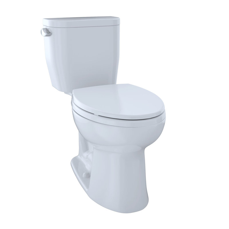 Entrada™ 1.28 GPF (Water Efficient) Elongated Two-Piece Toilet (Seat Not Included), Cotton