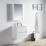 Oquendo 24.25'' Single Bathroom Vanity with Ceramic Top