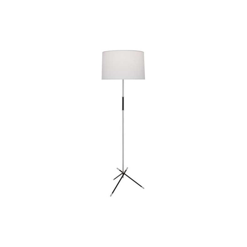 Thatcher Floor Lamp, Modern Brass Accents