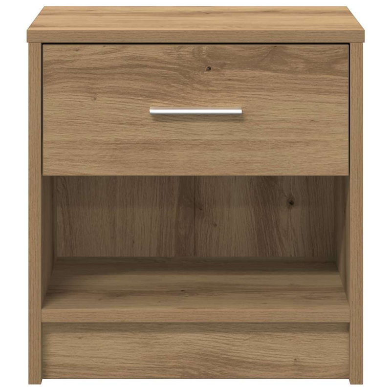Bedside Cabinets With Drawer, Artisan Oak, 1