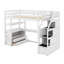 Lit mezzanine simple avec bureau et tablettes-1625706749