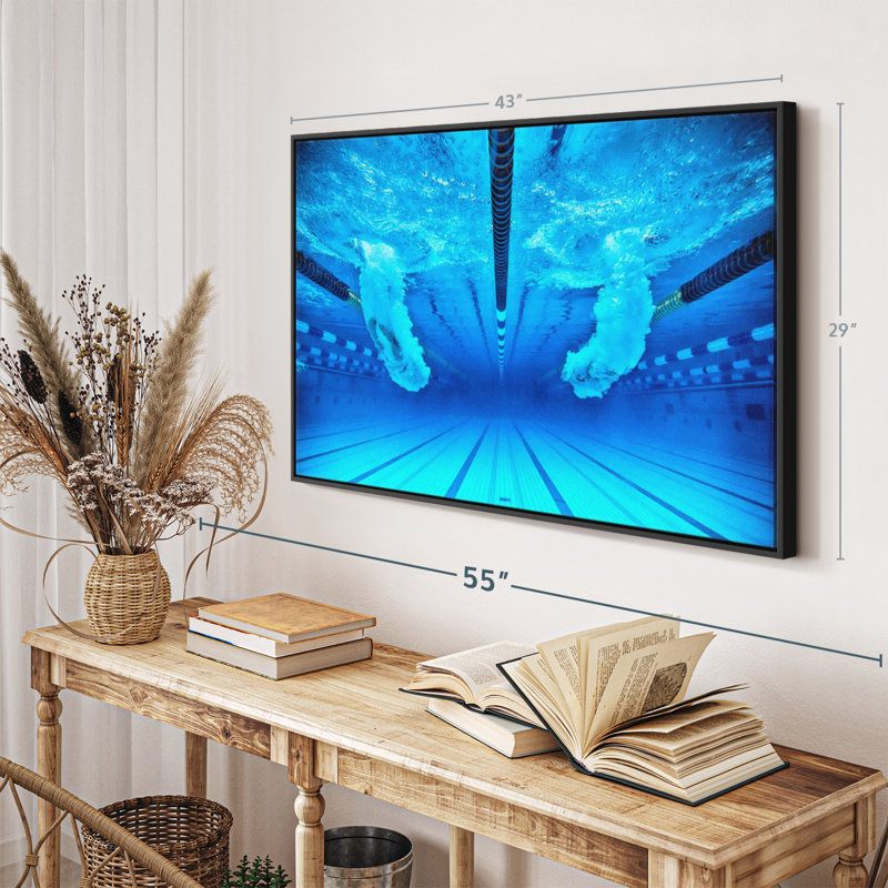 «Natation Contest Wall Art», H 29 po x l 43 po