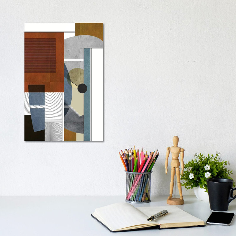 Construction by Roberto Moro - Wrapped Canvas Print, 20.32 cm H x 30.48 cm W