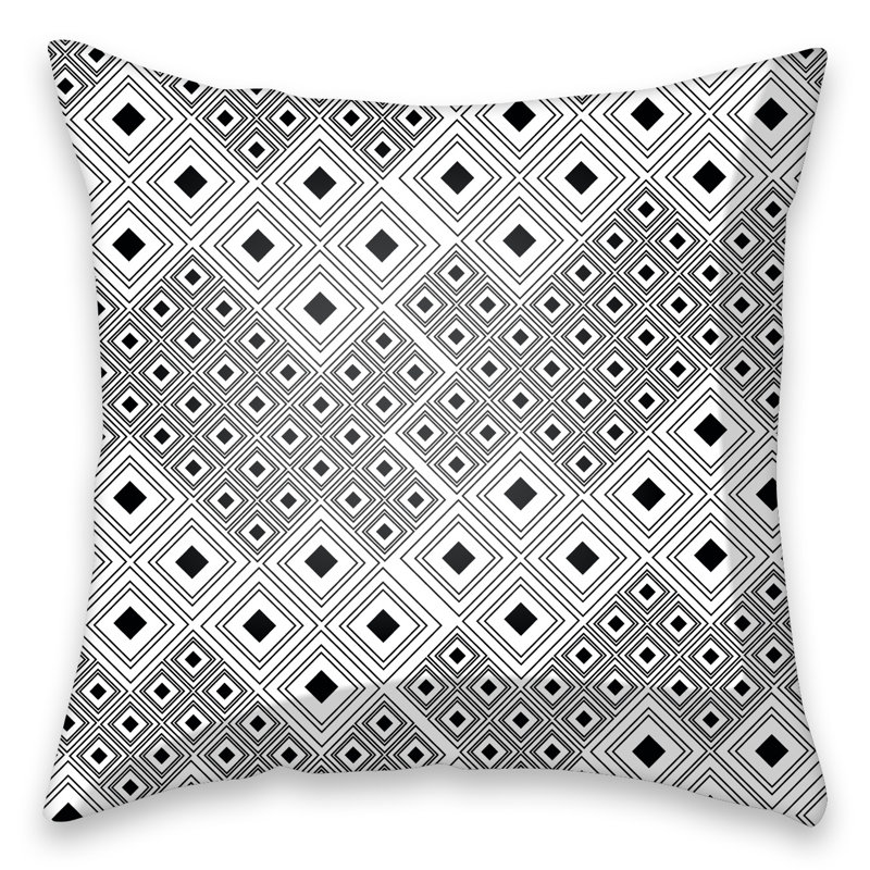 Dehon Geometric Square Cushion Cover, 60 x 60cm