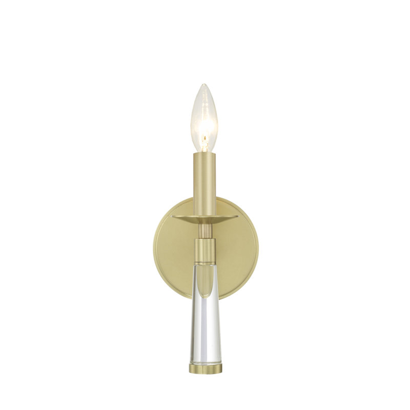 Walichiere 1 lumière Charlier, Laiton vieilli