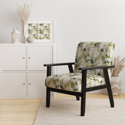 Fauteuil d'appoint rétro et décontracté D