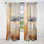 Beige et or Minimal Expression III - Rideau campagne - Rideau occultant - 1 panneau-1341752492