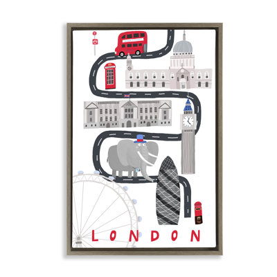 Cadre flottant London City, par Carla Daly