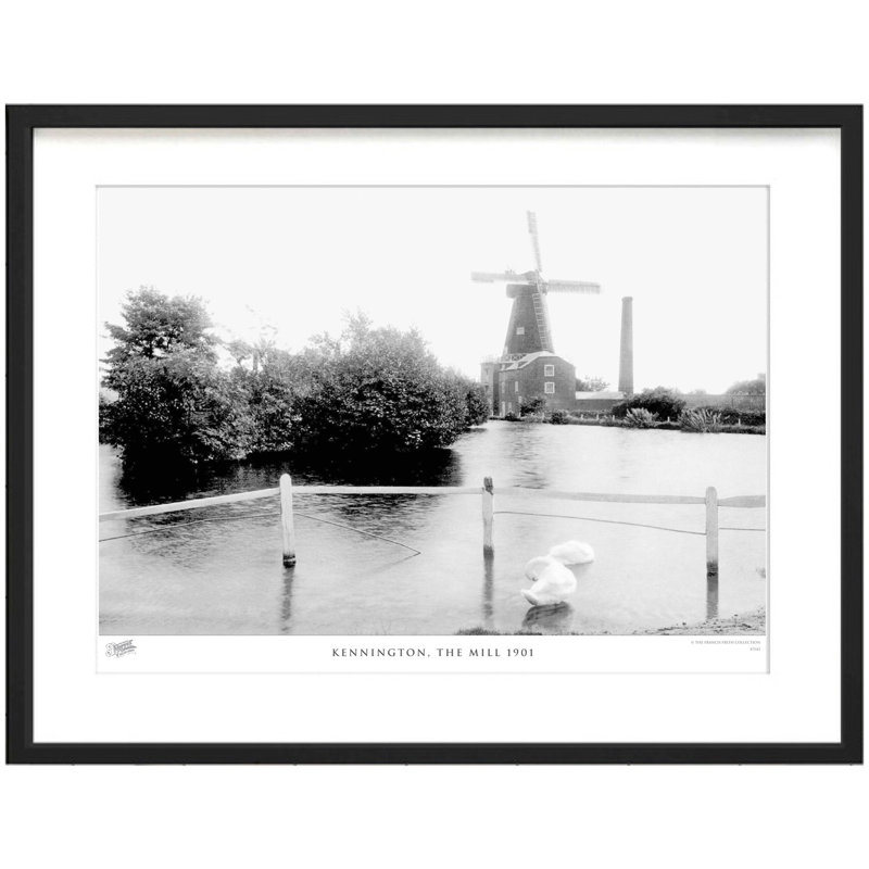 Kennington, The Mill 1901 by Francis Frith - Single Picture Frame Print, 28cm H x 36cm W x 2.3cm D