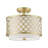 Kenrick Fabric Semi Flush Mount