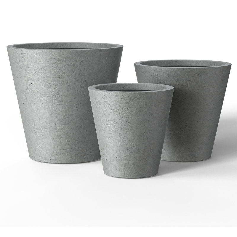 Waitman Pot Planter, Gray
