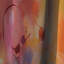 Rideau abstrait orange / rouge marbré Dreamscape III - rideau géométrique occultant - 1 panneaux-1894180608