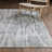Michalski Textural Distressed Abstract Green/ Ivory Hand-made Area Rug-1091084468