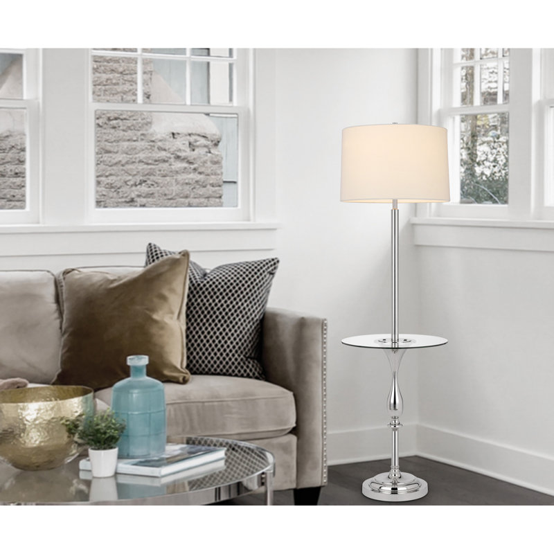 61'' Brushed Pharmacy Floor Lamp