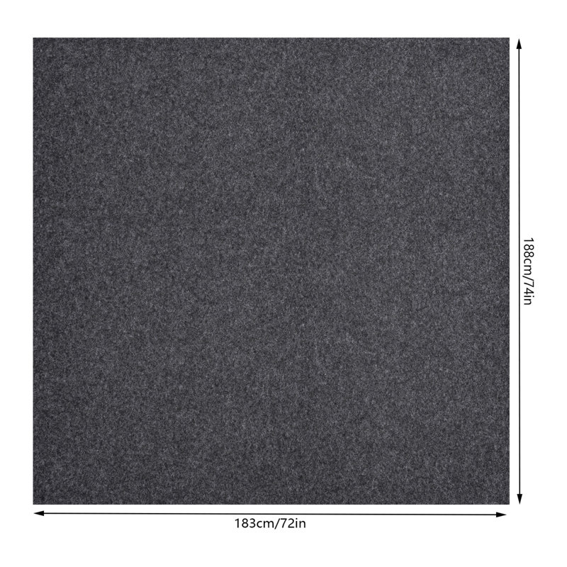 Panchi Non-Slip Bath Rug, 72" W x 74" L