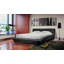 Lit plateforme tapissier touffeté-20945126-20945127