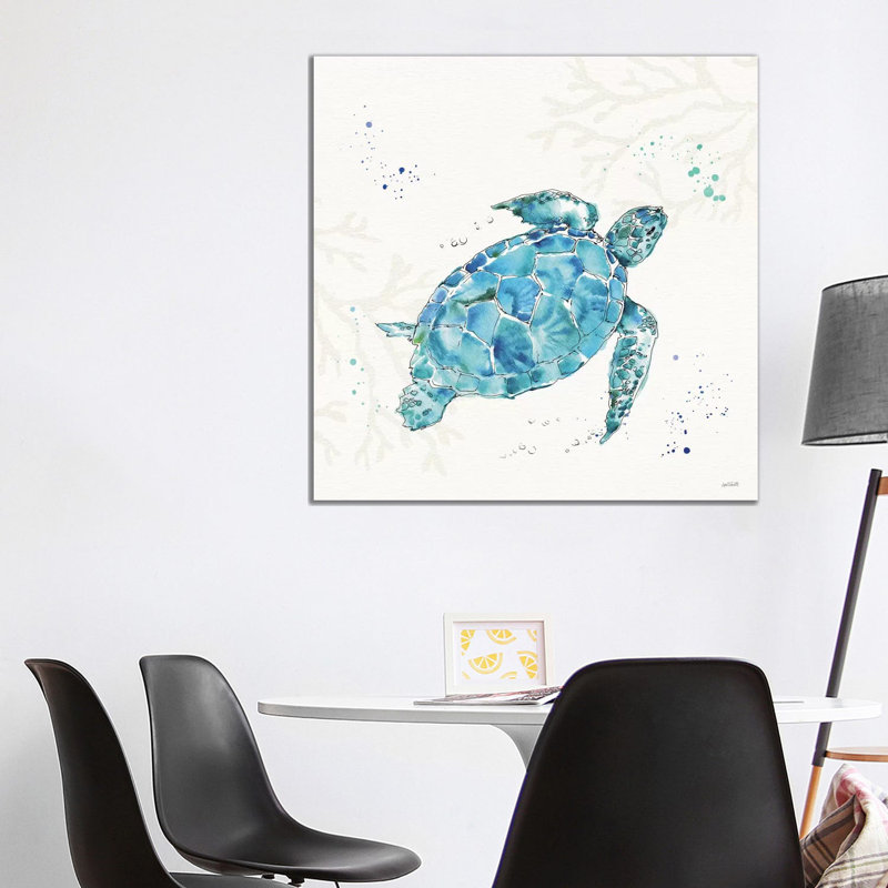 «Deep Sea IV No Words» par Anne Tavoletti - reproduction d'art, Toile tendue, Aucun mat, H 37 po x l 37 po x P 1,5 po