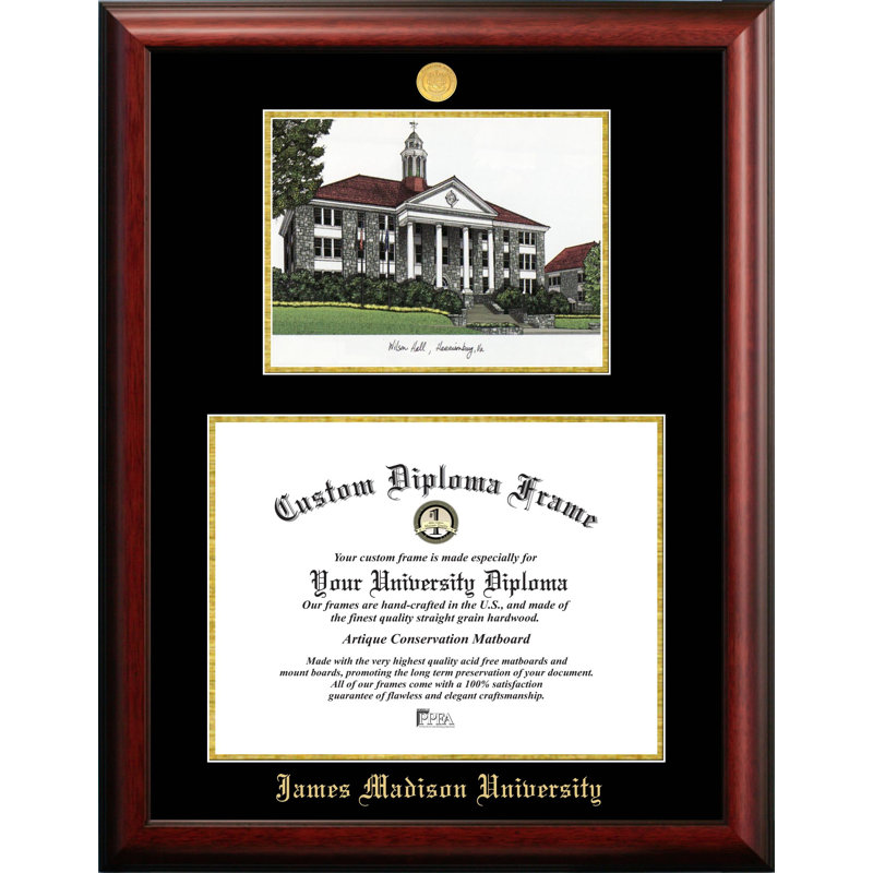 Evyonne James Madison University Diploma Picture Frame