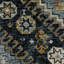 Tapis bleu / doré Hovis Southwestern-1667771703