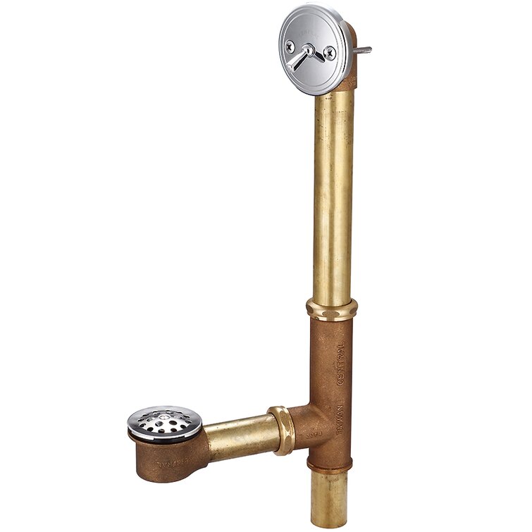 Fine Fixtures Trip Lever Leg Tub Drain with Overflow & Reviews