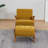 Chenille Upholstered Armchair With Matching Ottoman-1765337426