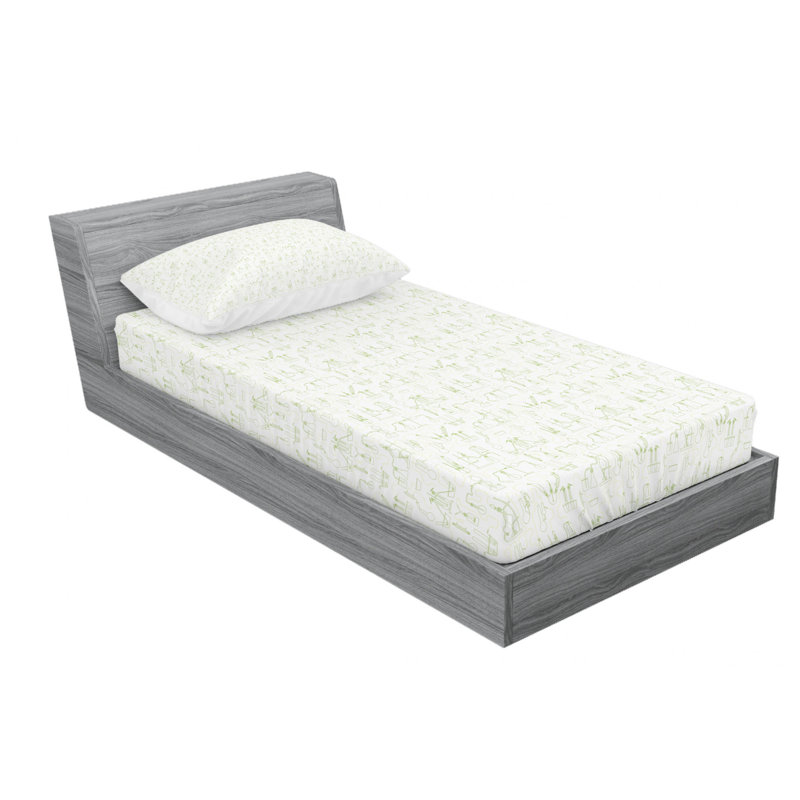 Microfiber Sheet Set, Twin XL Sheet Set with Fitted Sheet