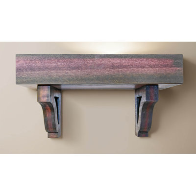 Rayne Poplar Floating Shelves W/Corbels