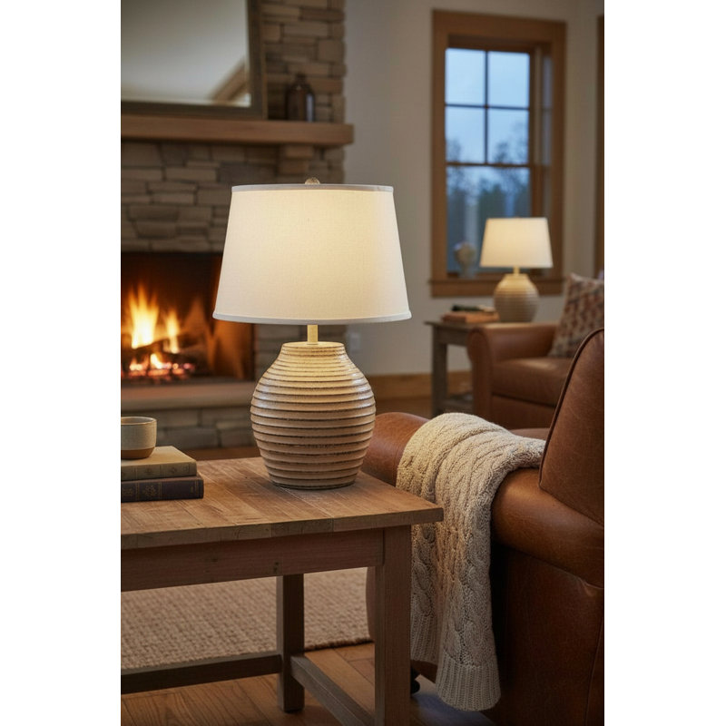 Lampe de table rustique