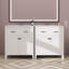 Ensemble de meuble-lavabo double 60 po avec lavabo double 60 po, tablette réglable et portes à fermeture en douceur-1691141326