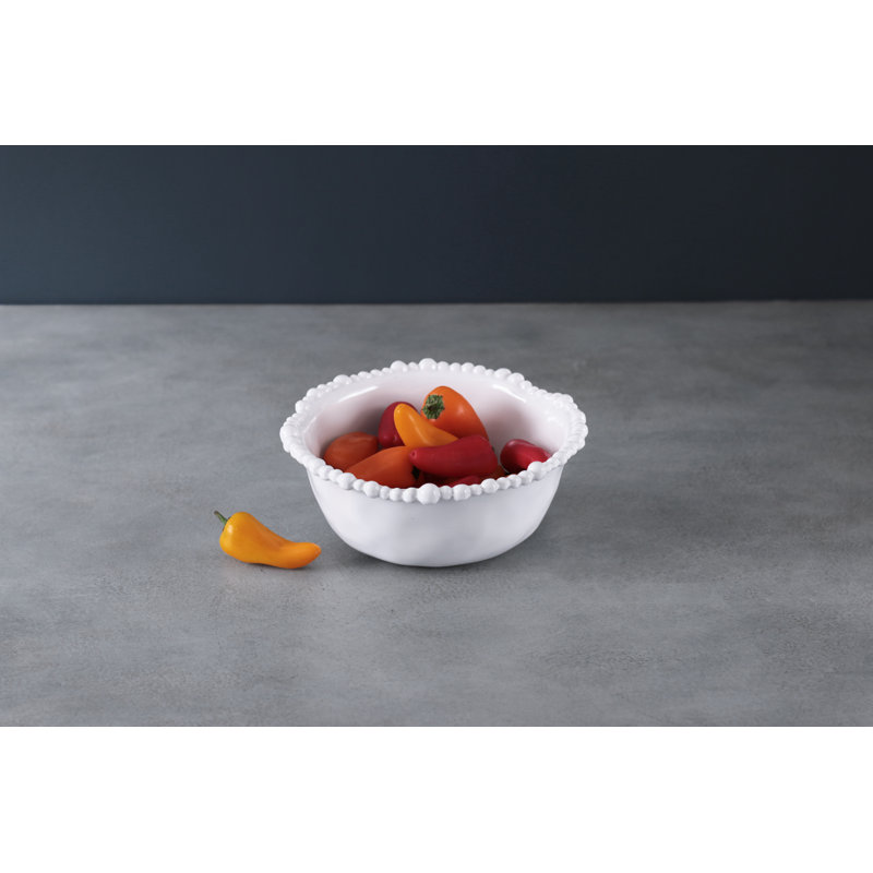 Vida Melamine Cereal Bowl, White