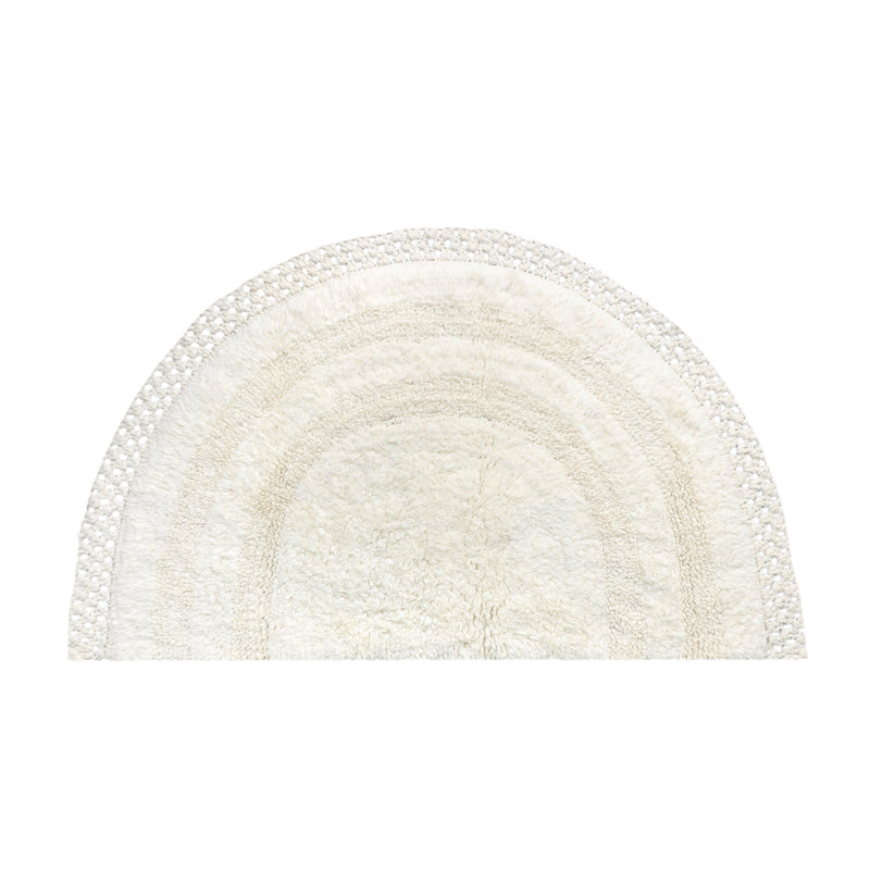 Tapis pour salle de bain Adiraica, Ivoire