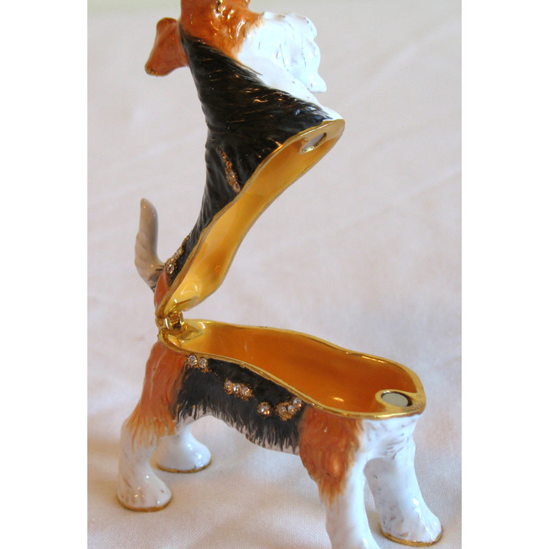 Boîte à bijoux terrier