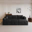 Canapé d'angle Cloud de 241 cm avec 2 poufs, canapé modulaire en forme de U, sans assemblage requis-1663726781