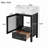 Bathroom Vanity with Ceramic Sink-880113218
