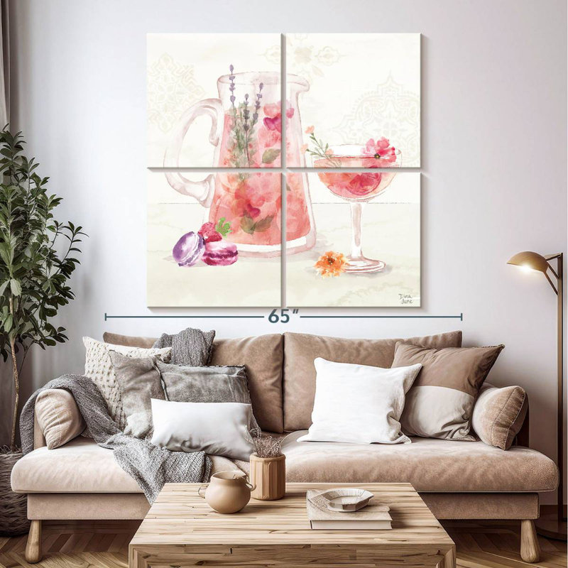 Yarlin Classy Cocktails IV, 50" H x 50" W