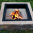 Houser DIY Heavy-Duty Square Steel Fire Pit Rim Insert - 36"-263765722
