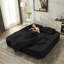 Canapé-lit modulaire multifonctionnel avec méridienne indépendante et couverture fonctionnelle, canapé en velours côtelé moelleux, canapé-lit convertible, lit de 80 po, canapé à assise profonde-1712500059