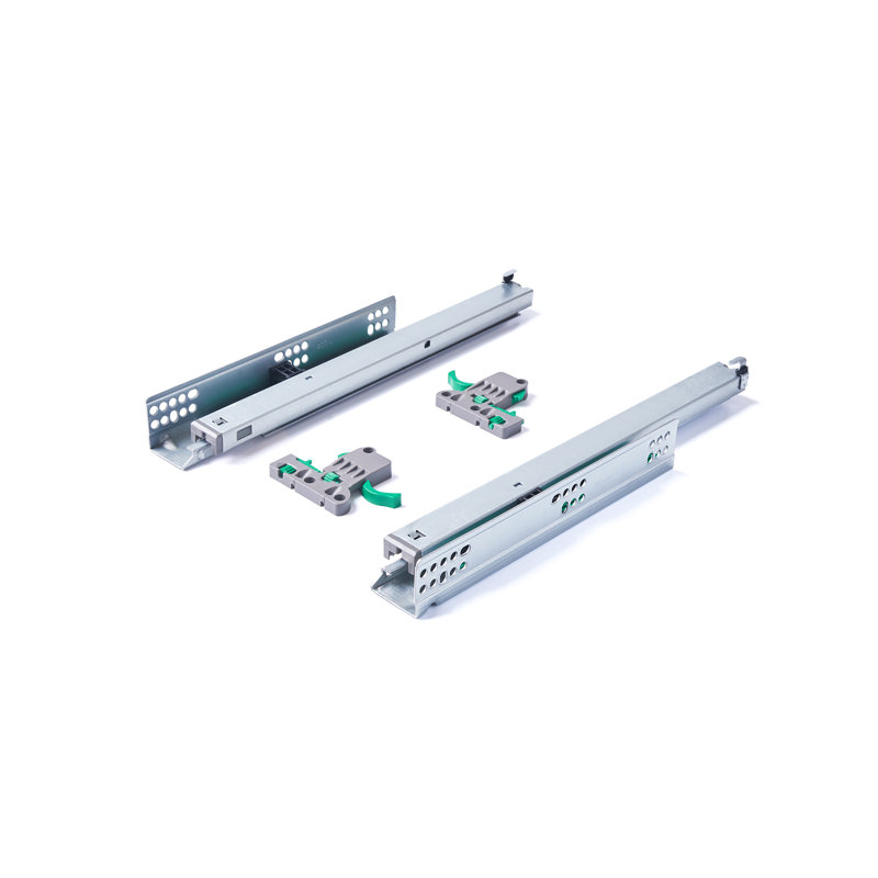 TUHOME UNDER MOUNTING SOFT CLOSE DRAWER SLIDE 22" L